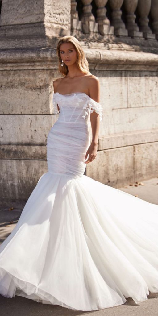 sweetheart mermaid wedding dresses simple sexy millanova