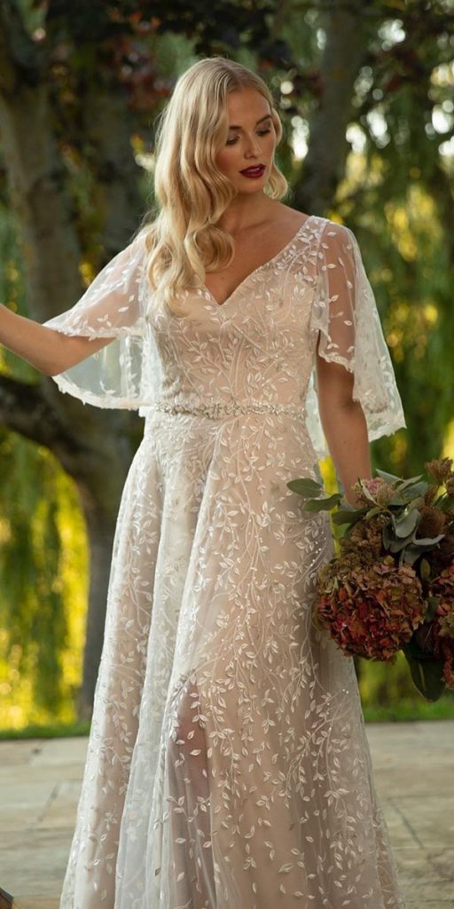 country wedding dresses sheath lace rustic truebride