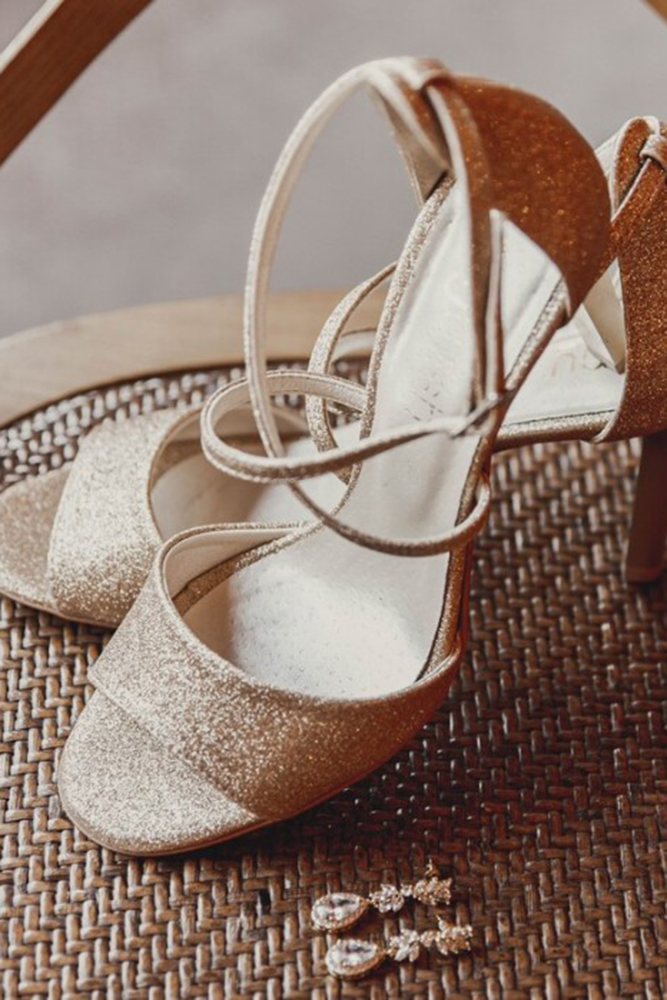 Buy Women Gold Wedding Sandals Online | SKU: 35-69-15-36-Metro Shoes