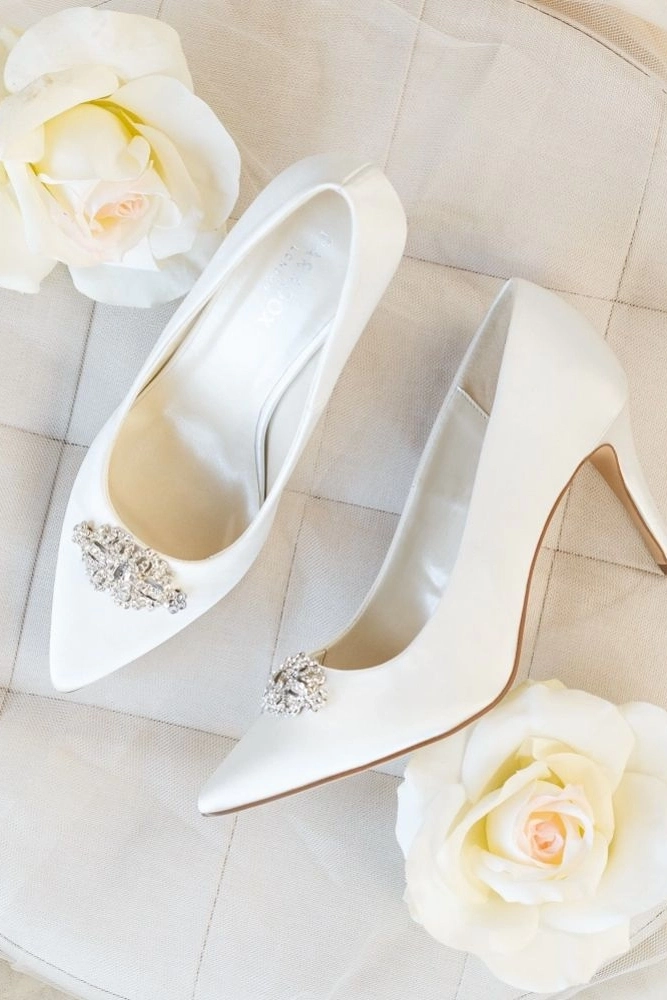  cheap wedding shoes simple with heels with stones laceandfavou