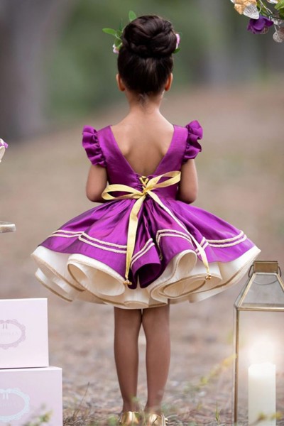 COUNTRY Flower Girl Dress in chiffon