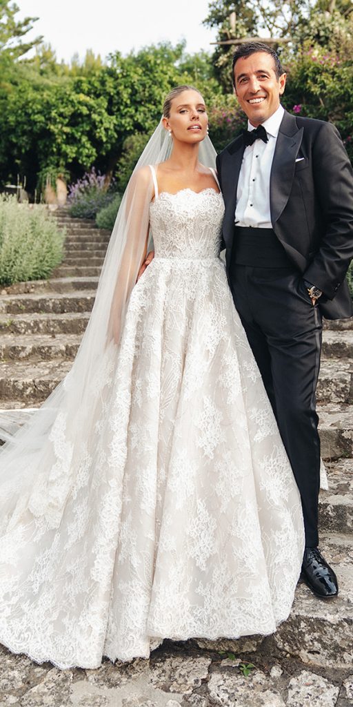 trendy wedding dresses a line lace steven khalil