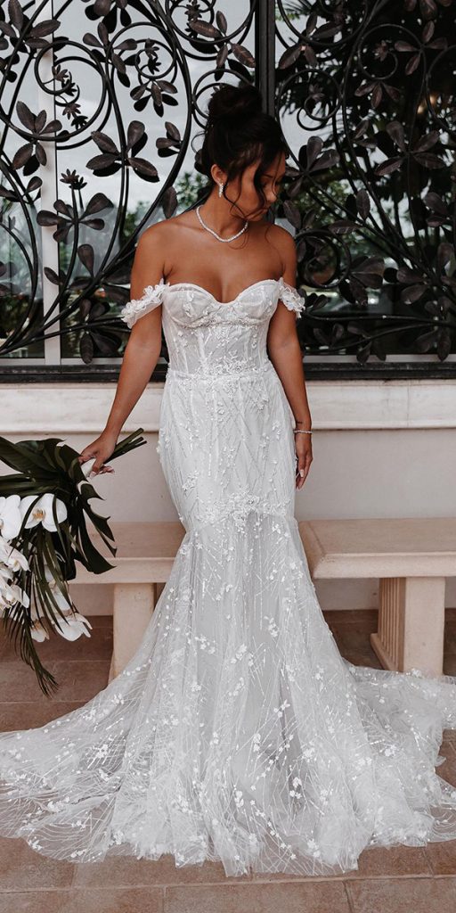 mermaid wedding dresses sweetheart off the shoulder sexy beach galialahav