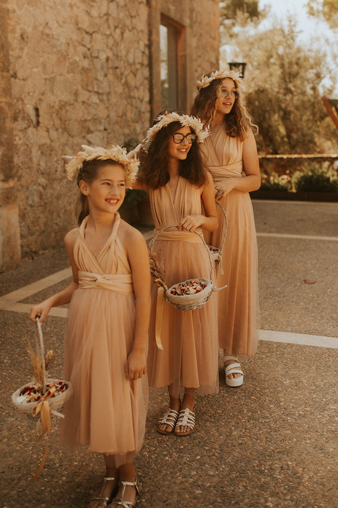 country flower girl dresses simple beige rustic boho lauradeanphotograph