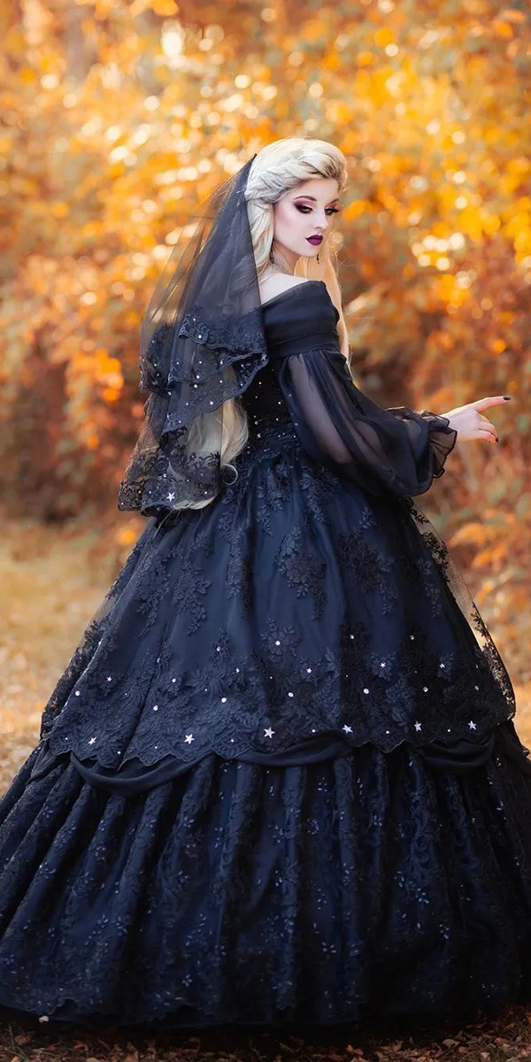 Gothic Wedding Dresses: 30 Dark Romance Styles