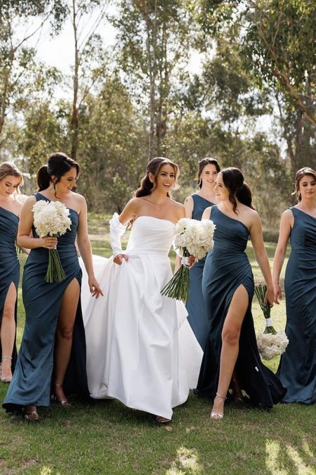 Navy Bridesmaid Dresses: 15 Ideas For Your Girls