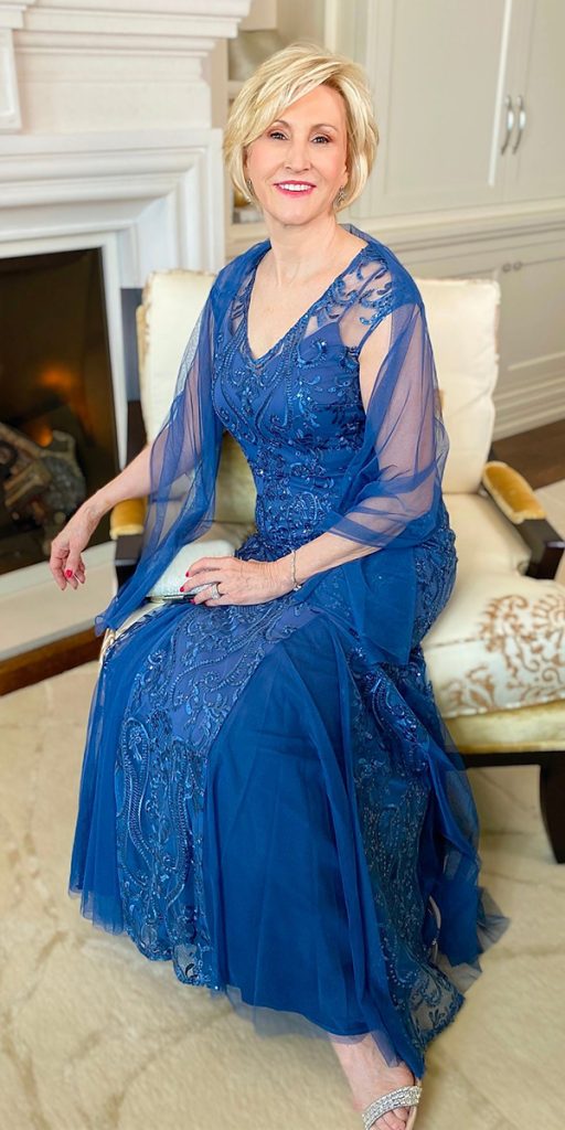 mother of the groom dresses navy lace long alexevenings