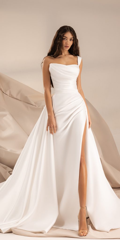 simple wedding dresses simple with slit giovanna alessandro