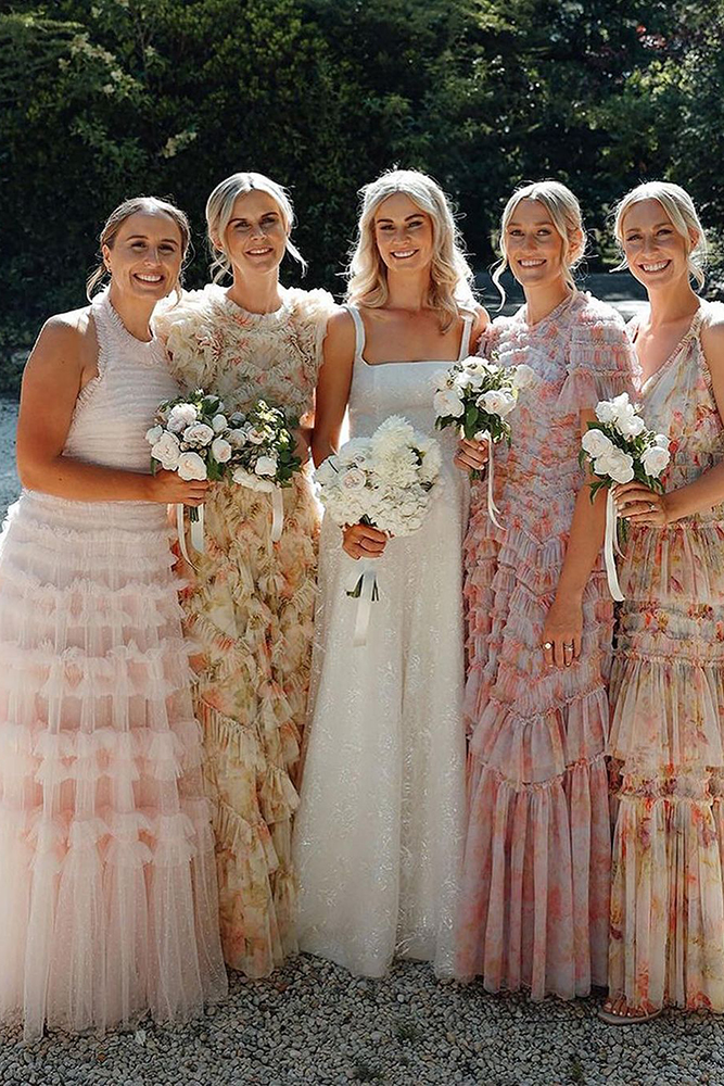 Floral Bridesmaid Dresses 12 Most Beautiful Styles