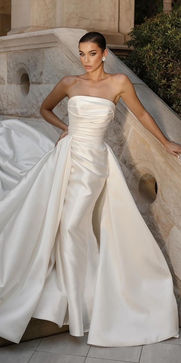 Beautiful silk wedding dresses best sale