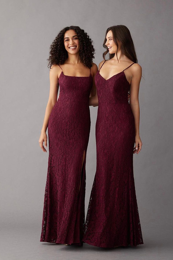 Burgundy Bridesmaid Dresses 21 Styles For Your Girls