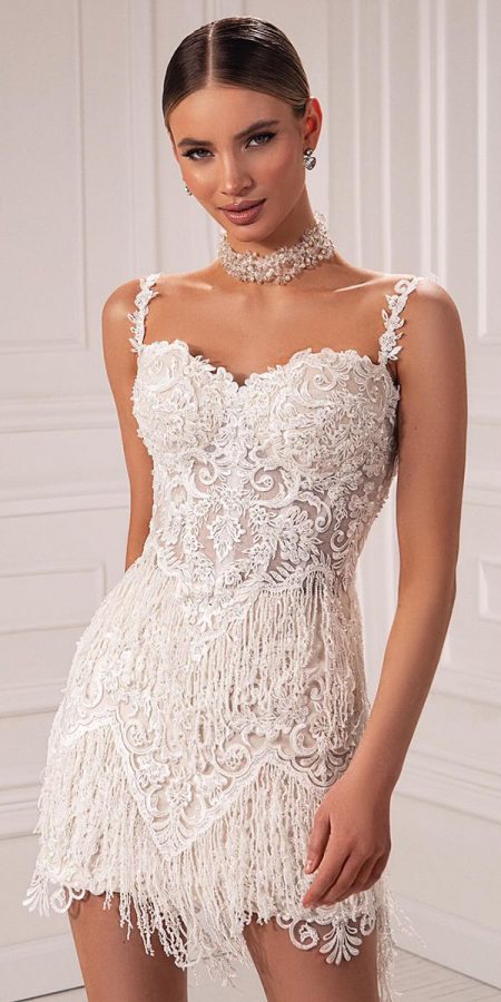 Lace Short Wedding Dresses: 24 Trendy Styles For Wedding