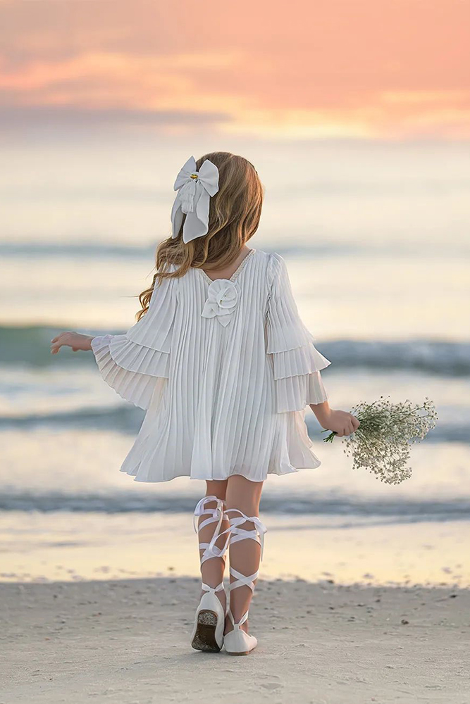 country flower girl dresses casual simple arabella