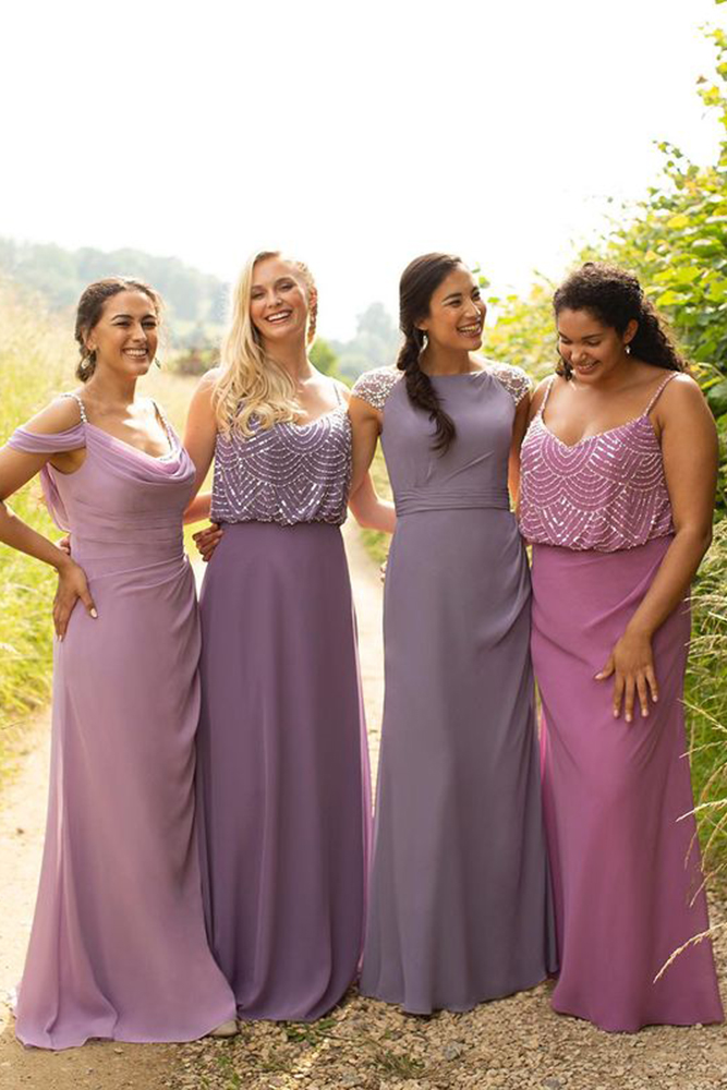 lavender bridesmaid dresses long true bride simple truebride