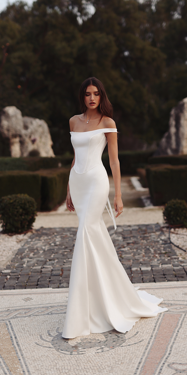 silk wedding dresses simple sexy pninatornai