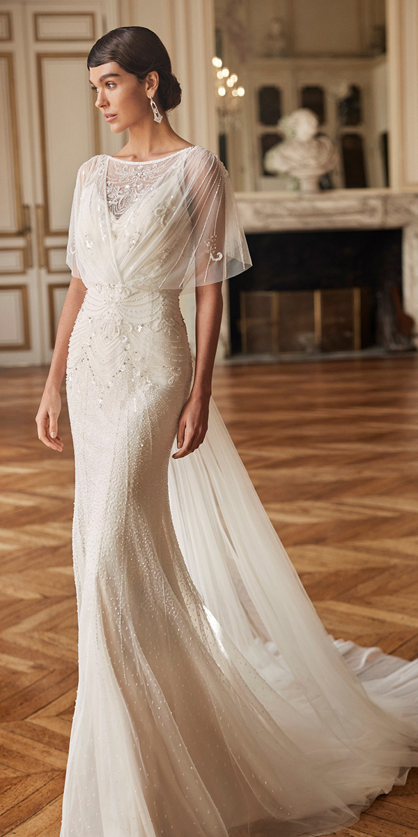 vintage wedding dresses gatsby style jeweled st patric