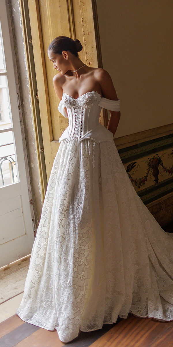 wona concept wedding dresses a line corset off the shoulder