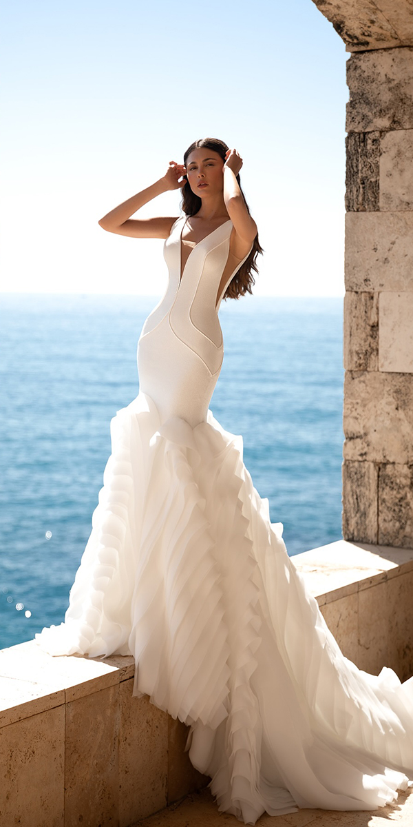 trendy wedding dresses simple yedyna