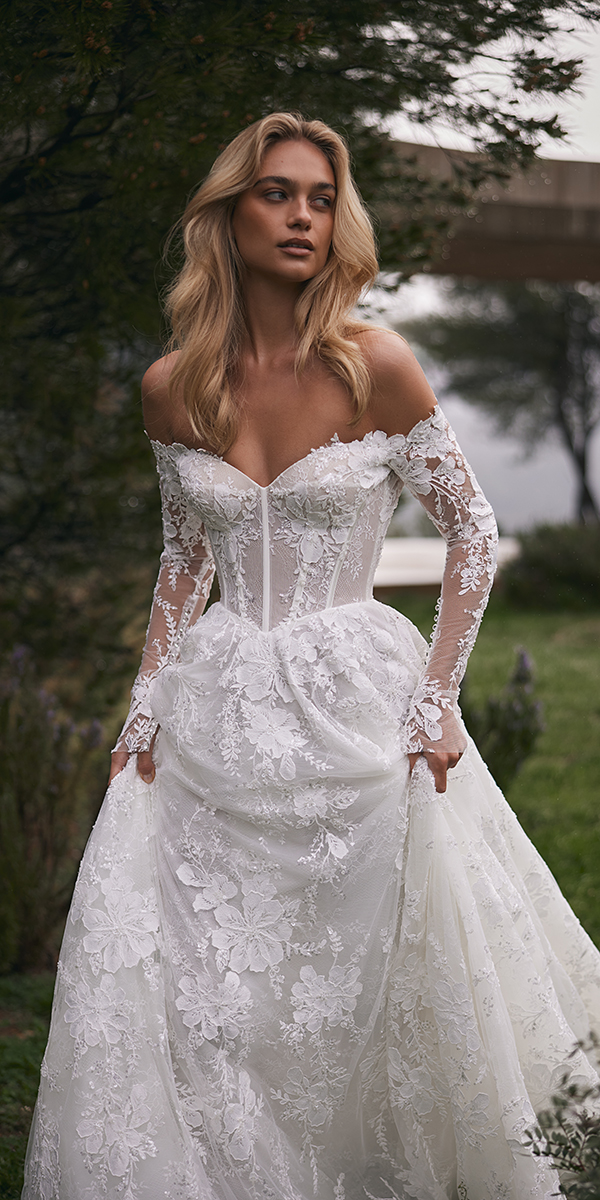 eva lendel less is more v collection a line with long sleeves lace hugo