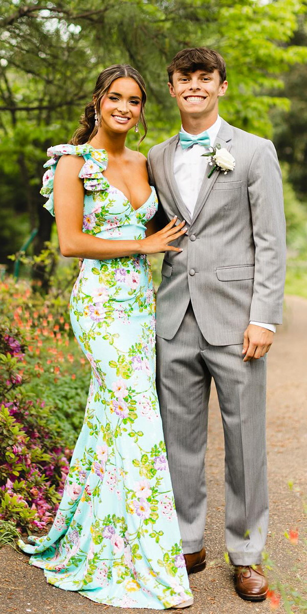 floral wedding dresses sexy beach long jovani
