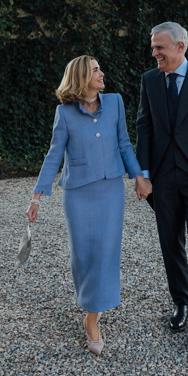 mother of the groom dresses blue with jacket simple kinvitadas