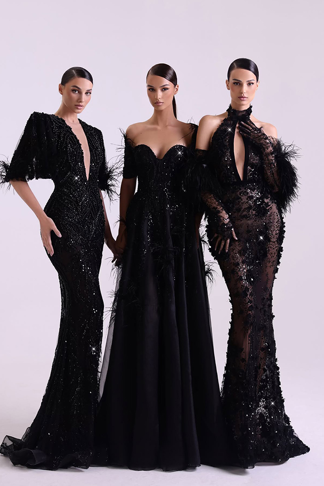 sequin bridesmaid dresses long black fjolla