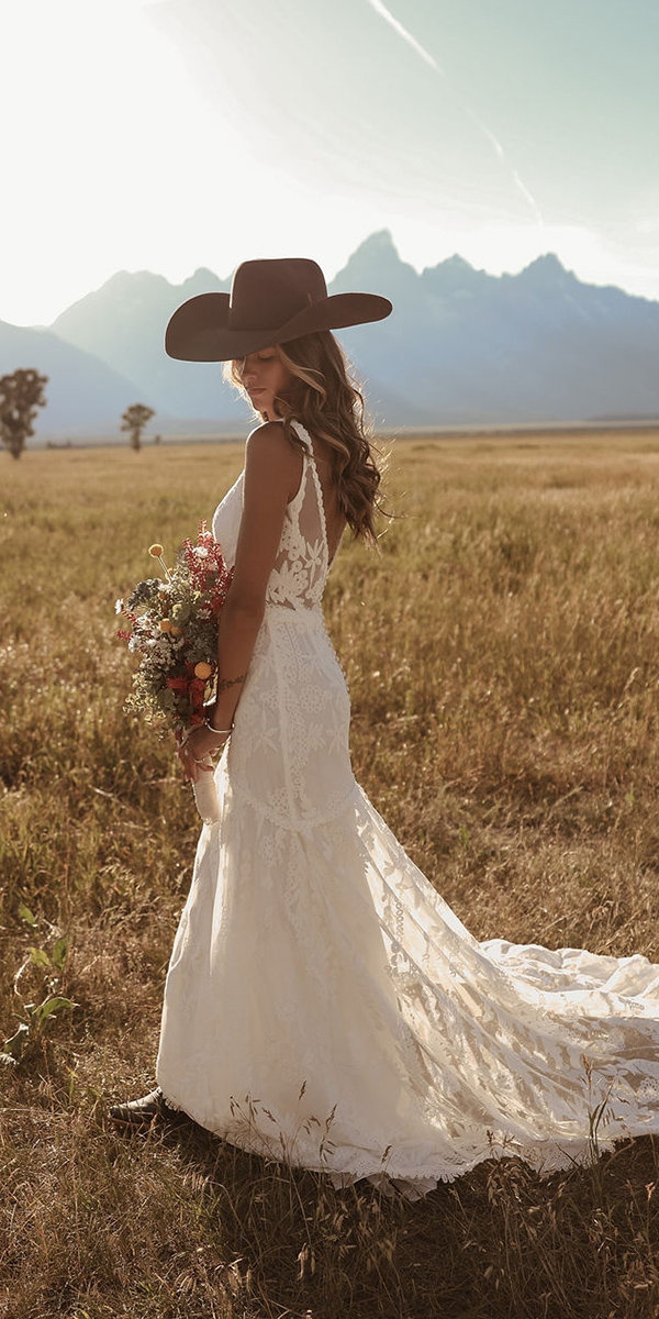 dreamers and lovers boho wedding dresses sheath v back lace