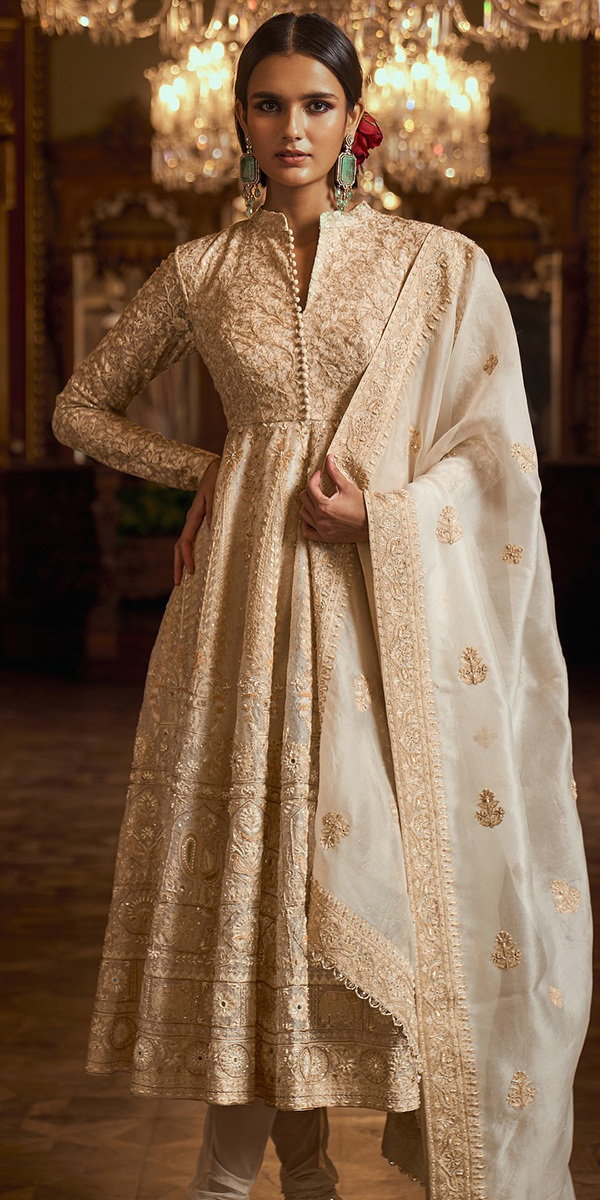 muslim wedding dresses hijab with gold lace beaded