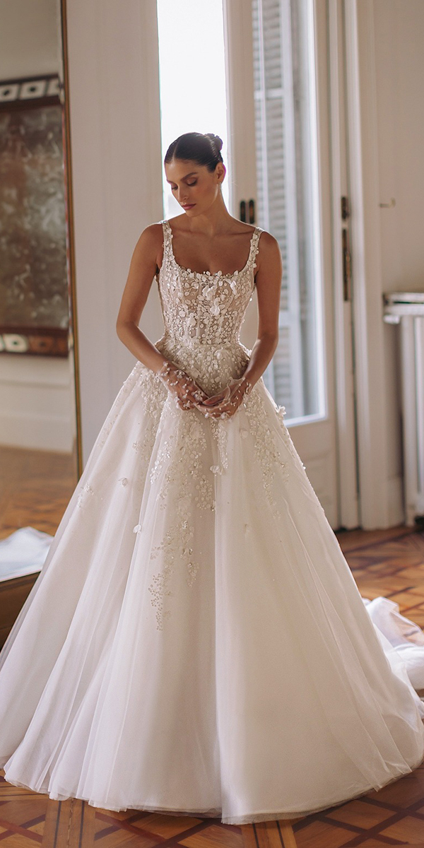 wona concept top wedding dresses a line floral appliques