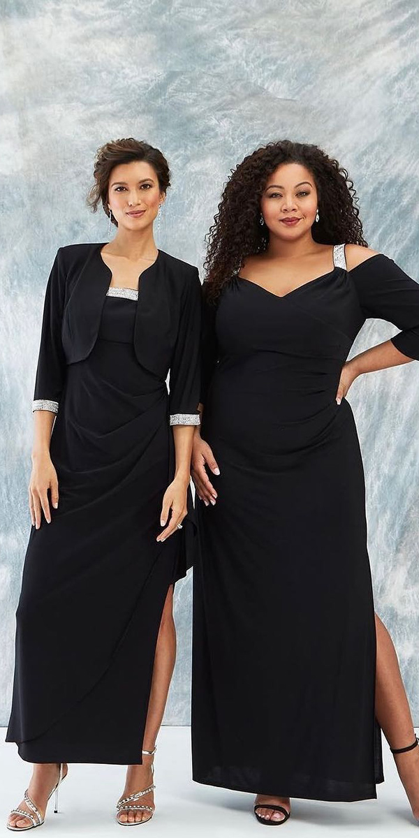 long mother of the bride dresses long black simple rmrichardsnyc