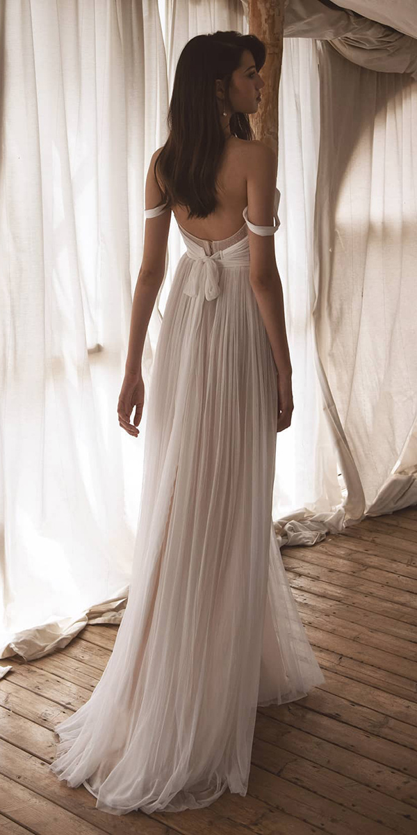 bohemian wedding dresses simple beach sexy backless adigroman