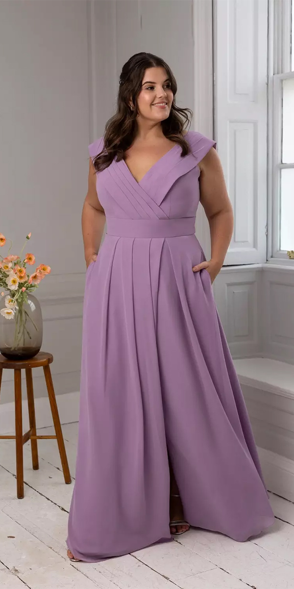 fall wedding guest dresses long simple purple truebride