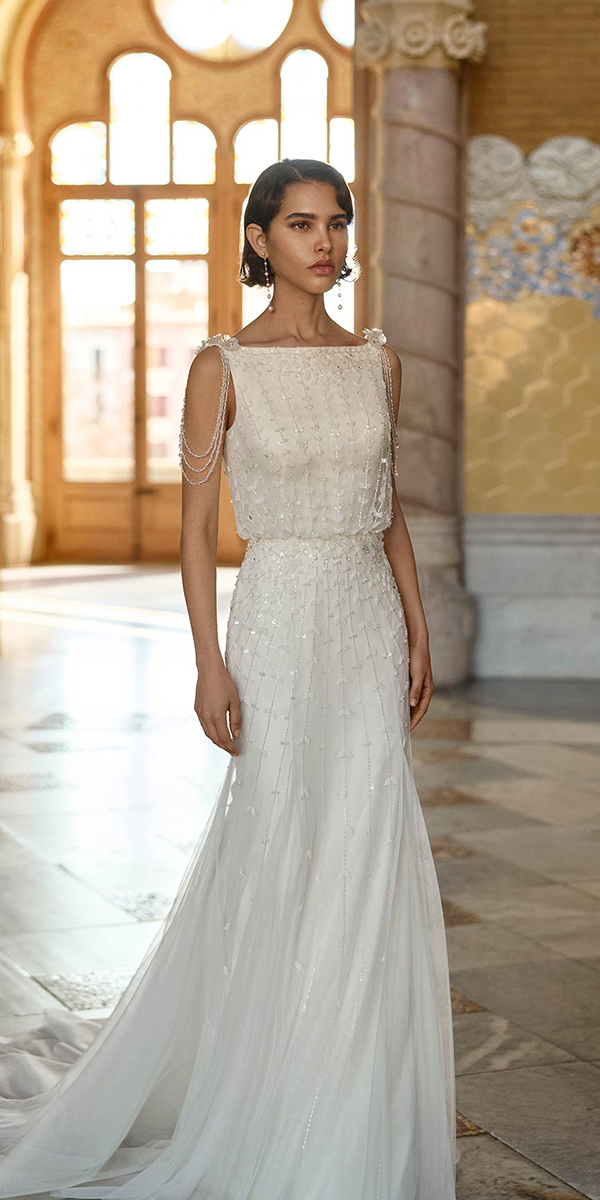 modest wedding dresses vintage gatsby rosaclara