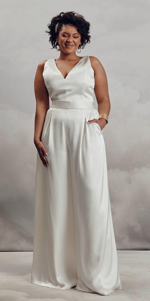 plus size wedding dresses simple jumpsuit casual catherinedeane