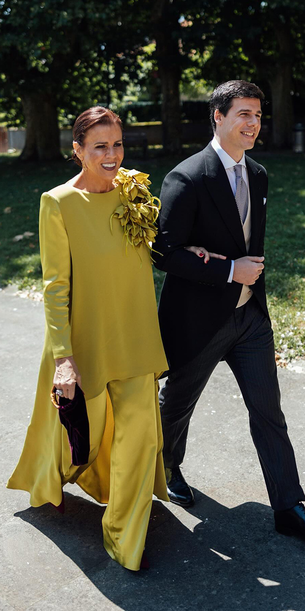 wedding outfits for mother of the groom yellow simple jumpsuit kinvitadas