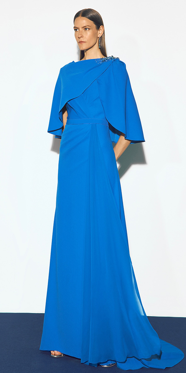 long mother of the bride dresses navy simple long pronovias