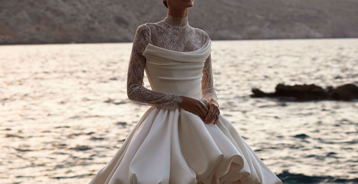 bubble hem wedding dresses featured millanova