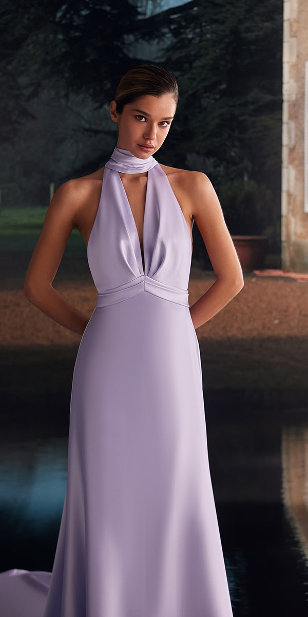 beach wedding guest dresses long simple purple wonaconcept