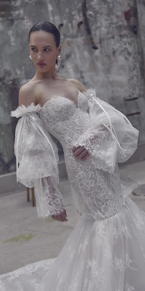 boho wedding dresses with sleeves with sleeves flowy lace riccasposa