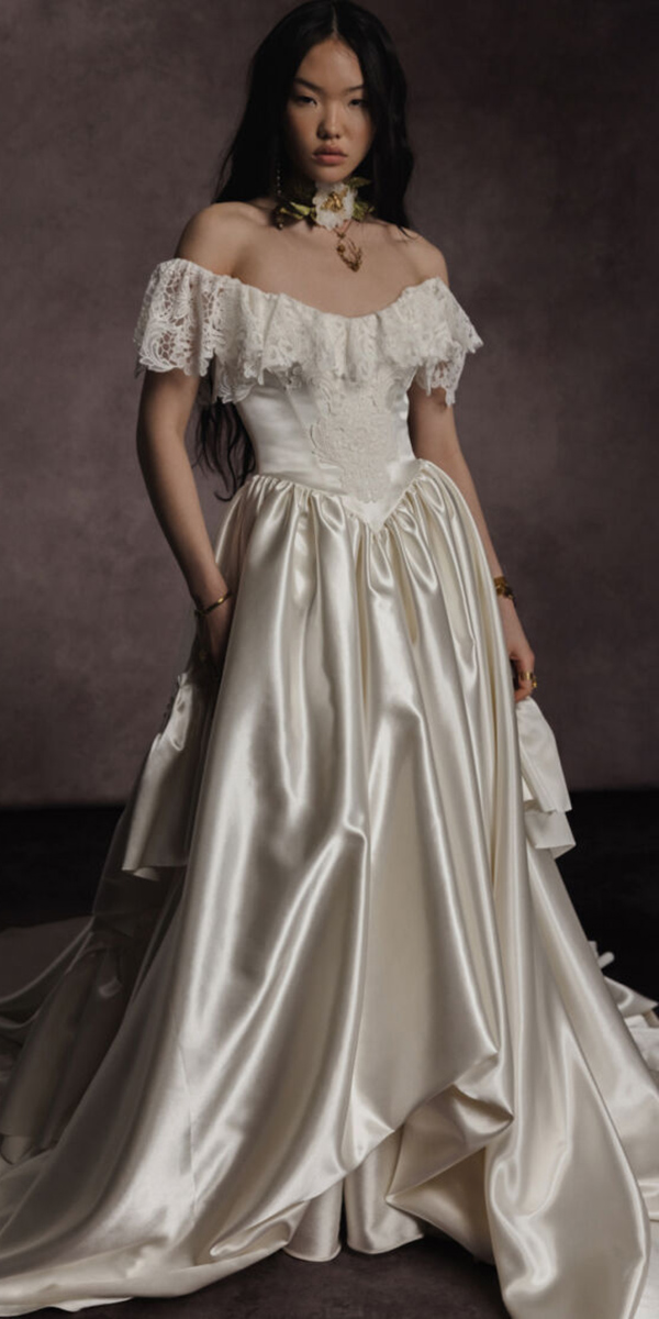 vintage wedding dresses corset victorian ruedeseine