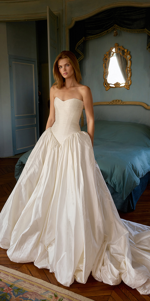 wedding dress trends 2026 bubble skirt simple millanova