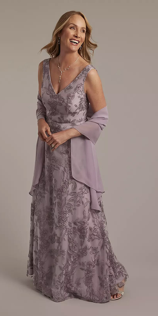 long mother of the bride dresses long lace davidsbridal