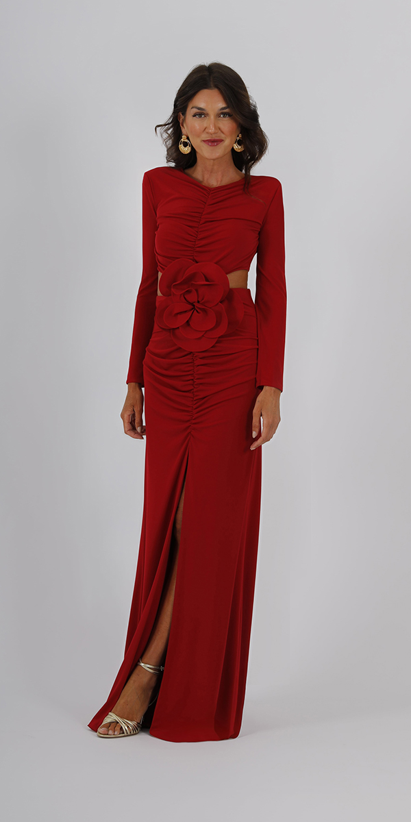 best mother of the bride dresses with long sleeves burgundy silviafernandez