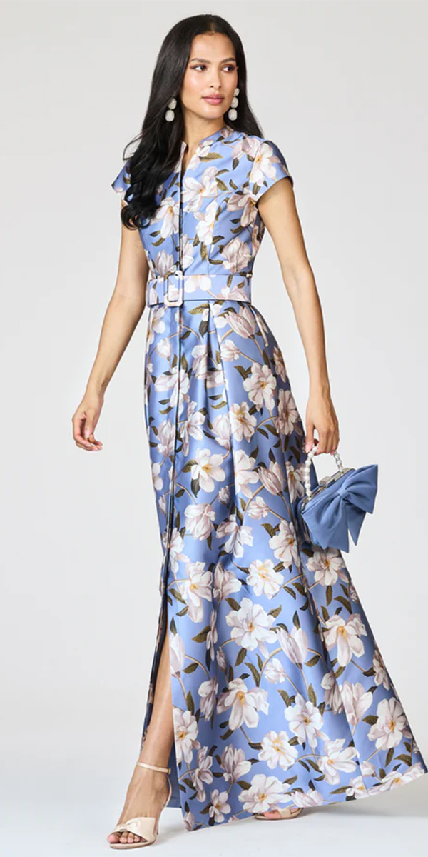 long mother of the bride dresses floral modest sachinandbabi