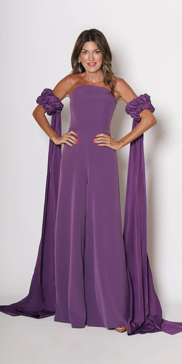 wedding outfits for mother of the groom simple purple jumpsuit silviafernandez