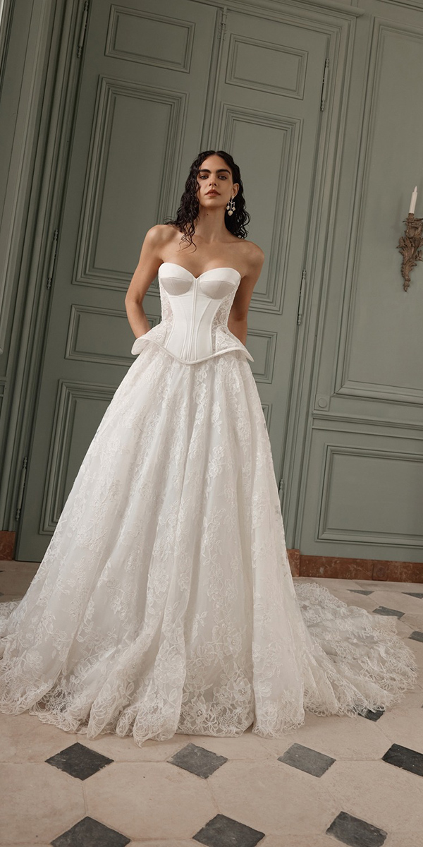 wona atelier heritage edition a line strapless neckline wona atelier