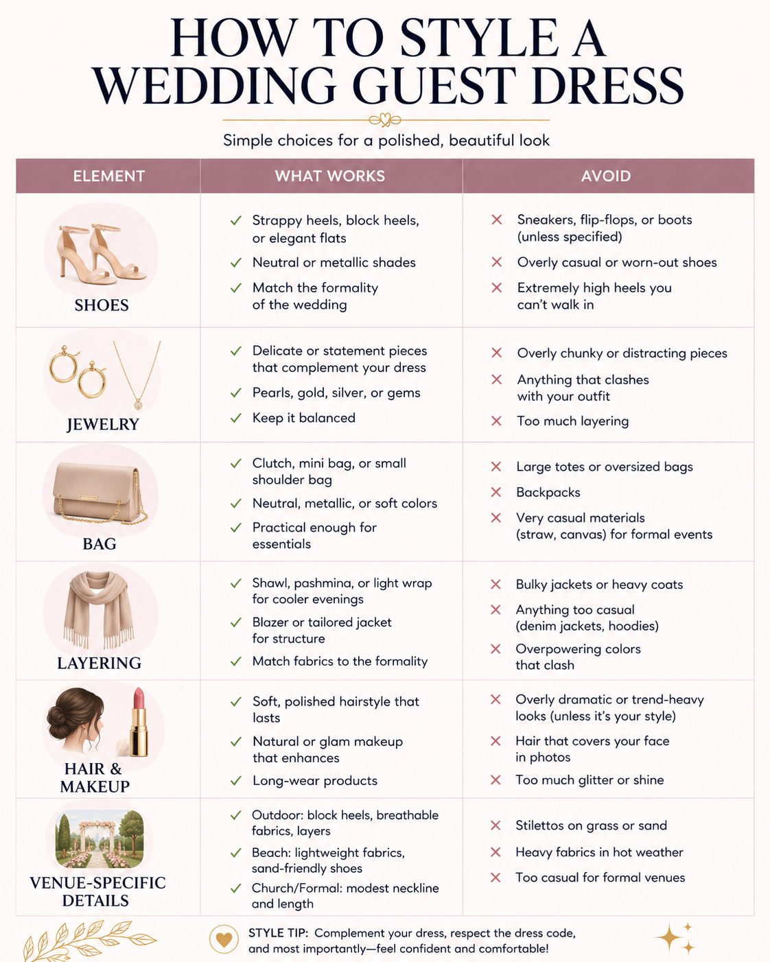 how to style wedding guest dresses