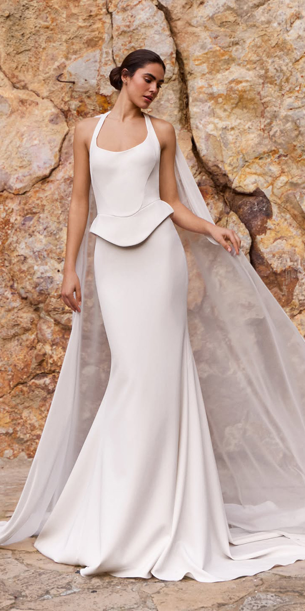 trendy wedding dresses simple corset pronovias