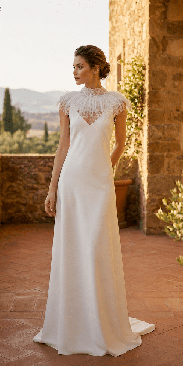 vintage wedding dresses 1920s simple with fringe ohqueluna