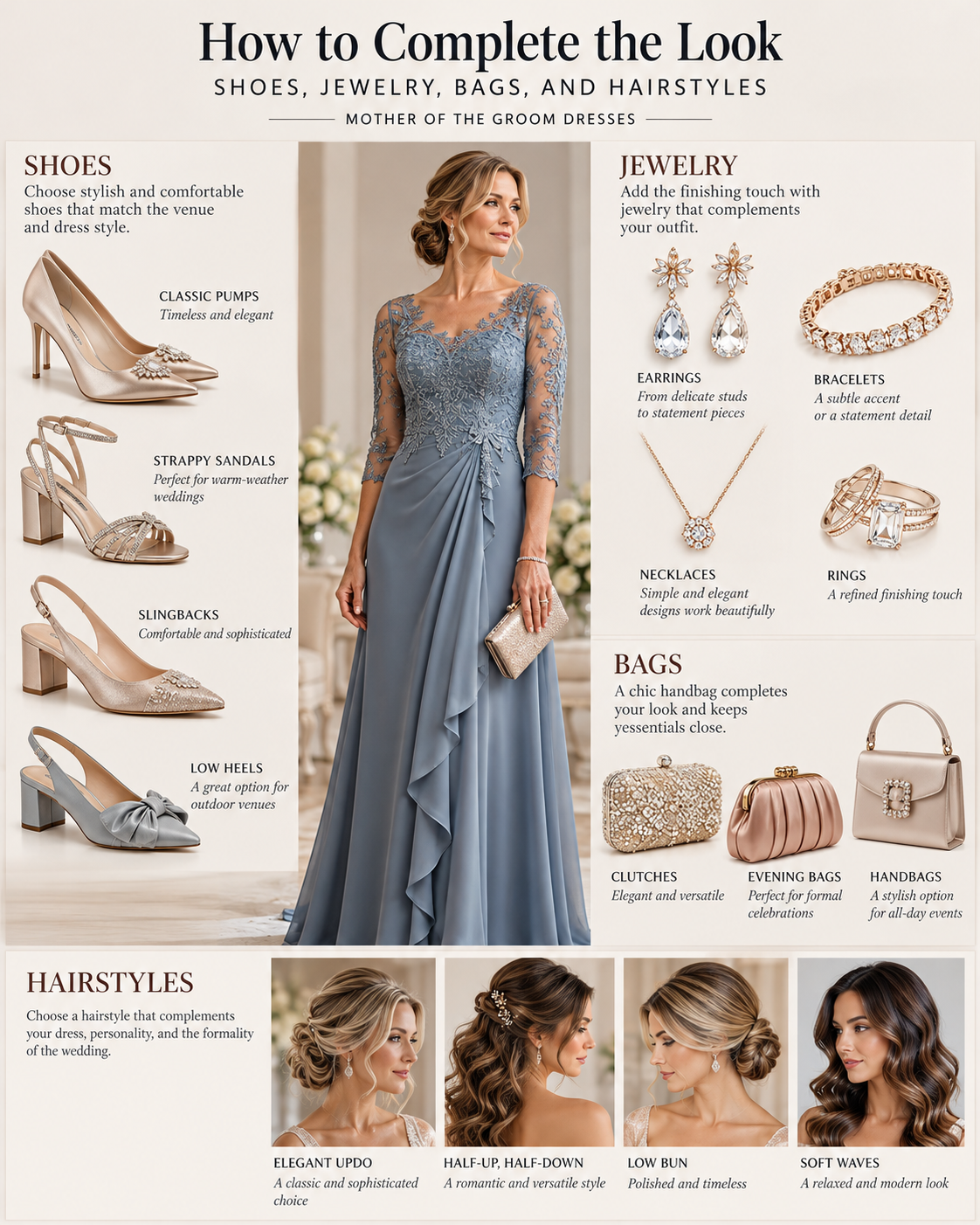 how to complete mother of the groom outfits